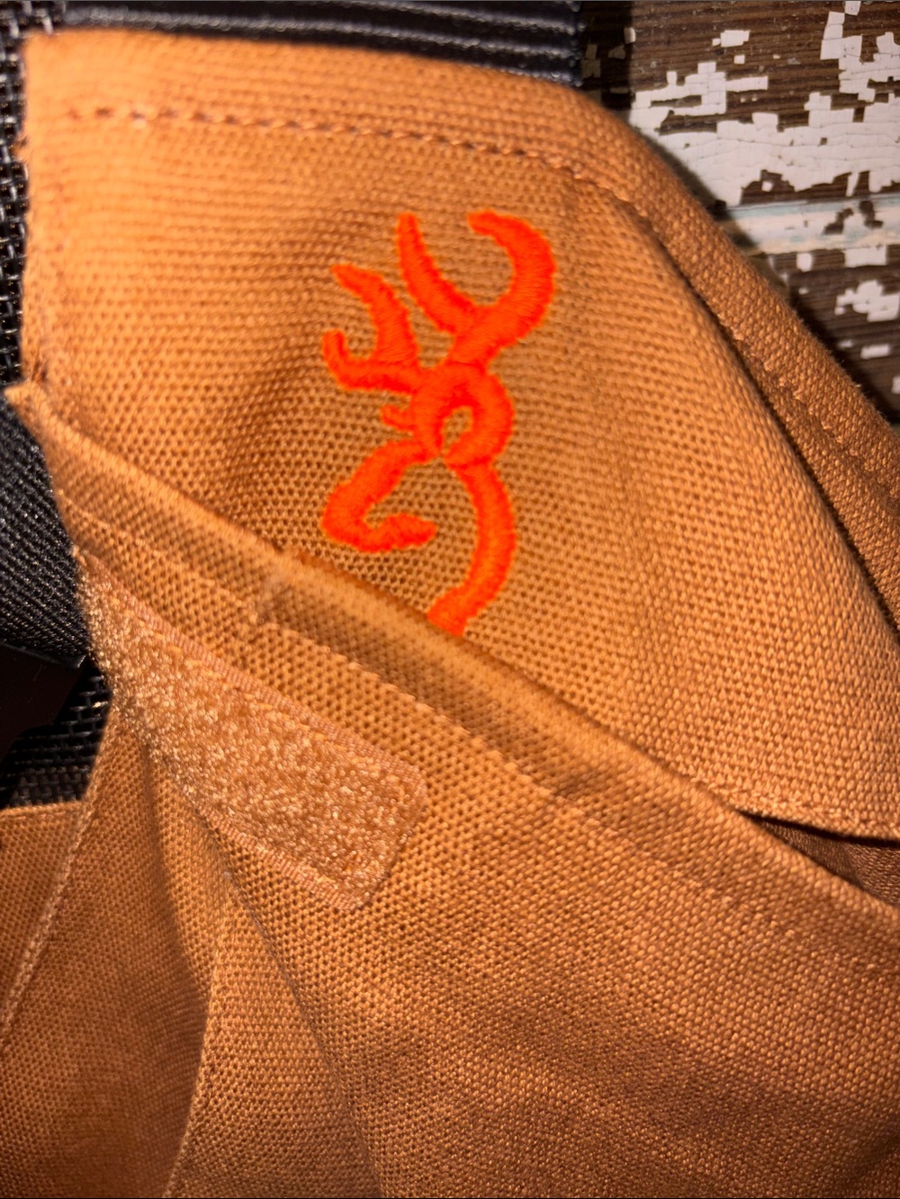 Browning Brown and Orange Hunting safety vest / Chest Rig / pockets for storage - Picture 3 of 5